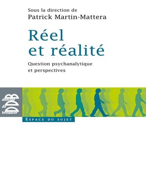 cover image of Réel et réalité